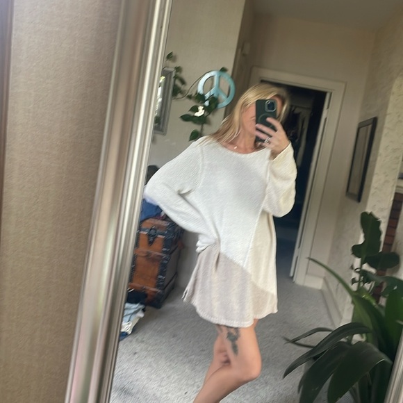 J Jill Color-block Cotton Knit Beach Sweater - Picture 7 of 13